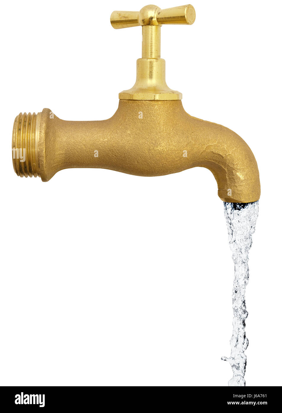 Touchez l'eau du robinet robinet robinet ancien métal rétro cuivre laiton  Bouchon-bib cock Photo Stock - Alamy