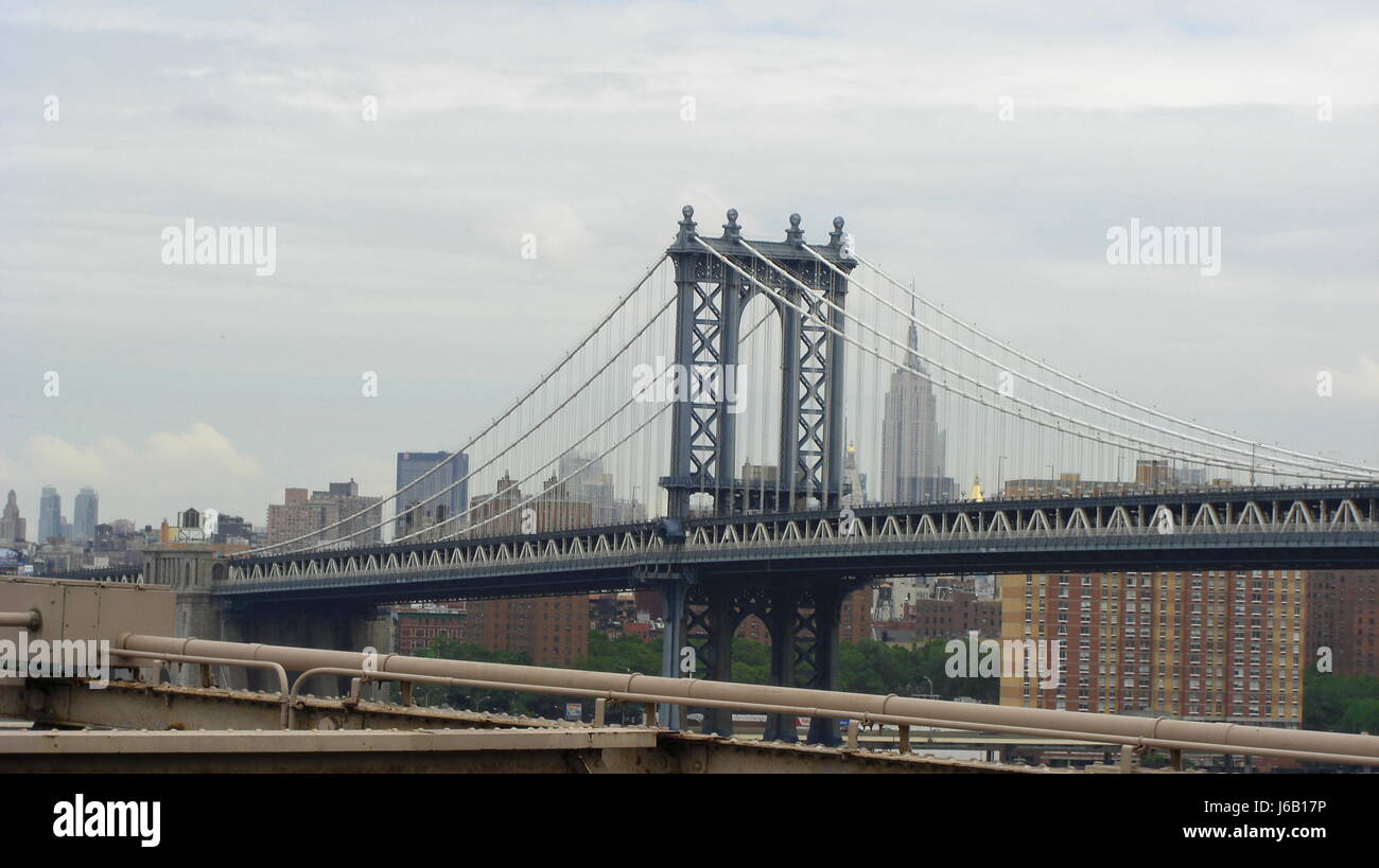 Manhattan Bridge Banque D'Images