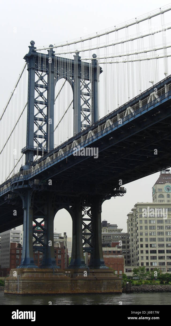 Manhattan Bridge Banque D'Images