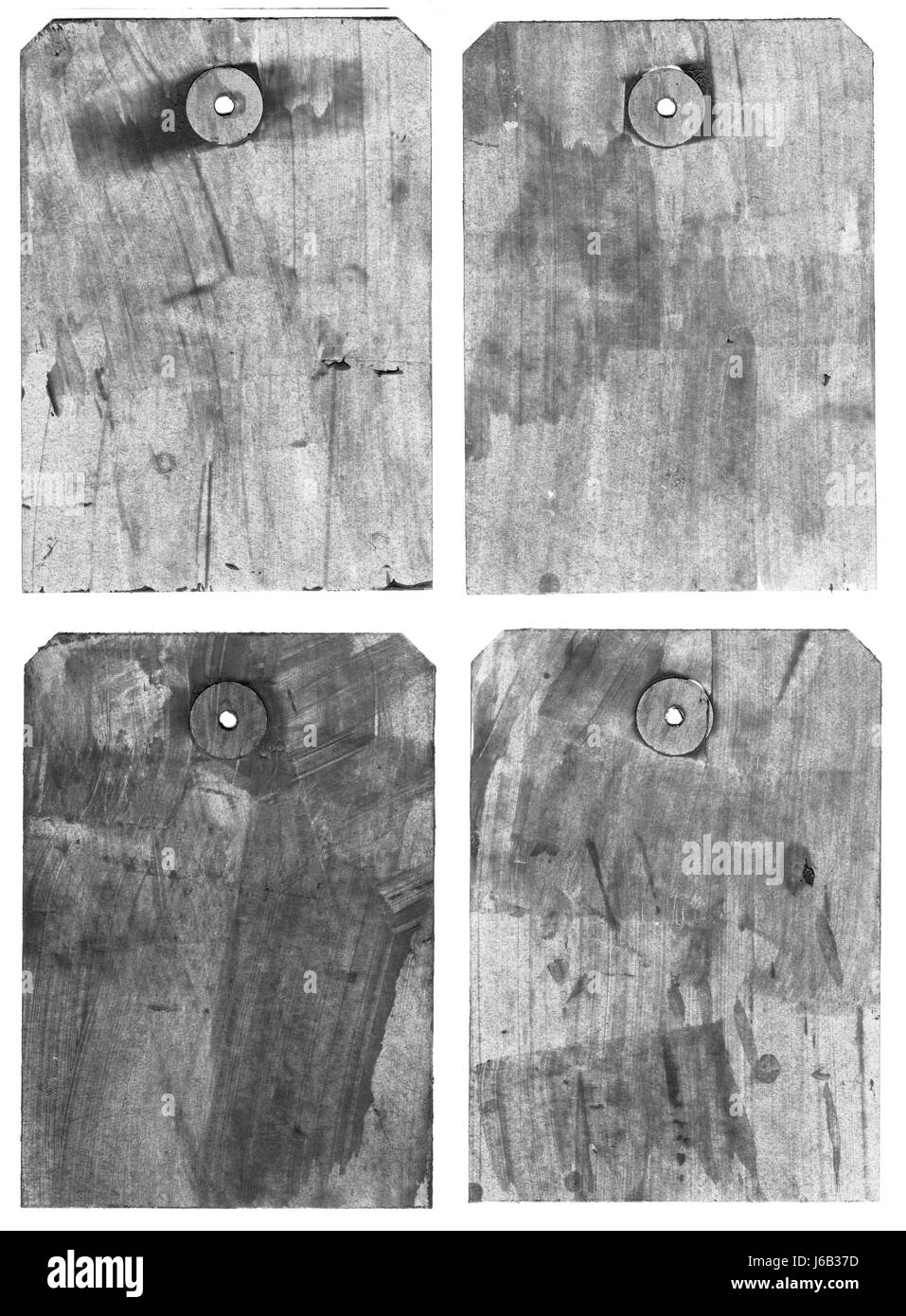 Les indications de l'étiquette de niveau feuille de papier des étiquettes de protection papier toile fond Banque D'Images