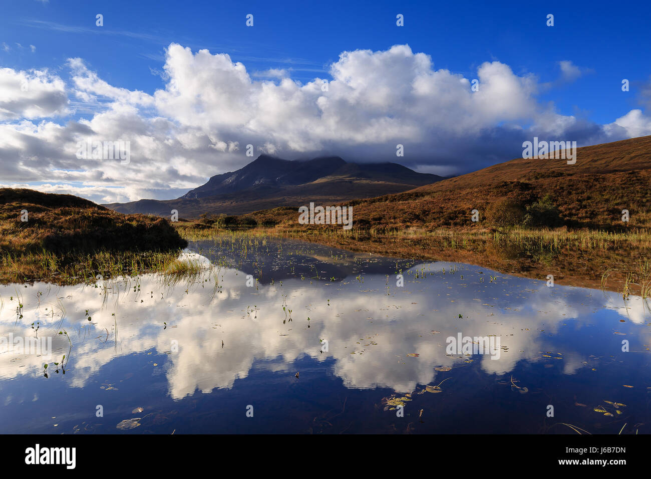 Pont de Sligachan, Skye Banque D'Images