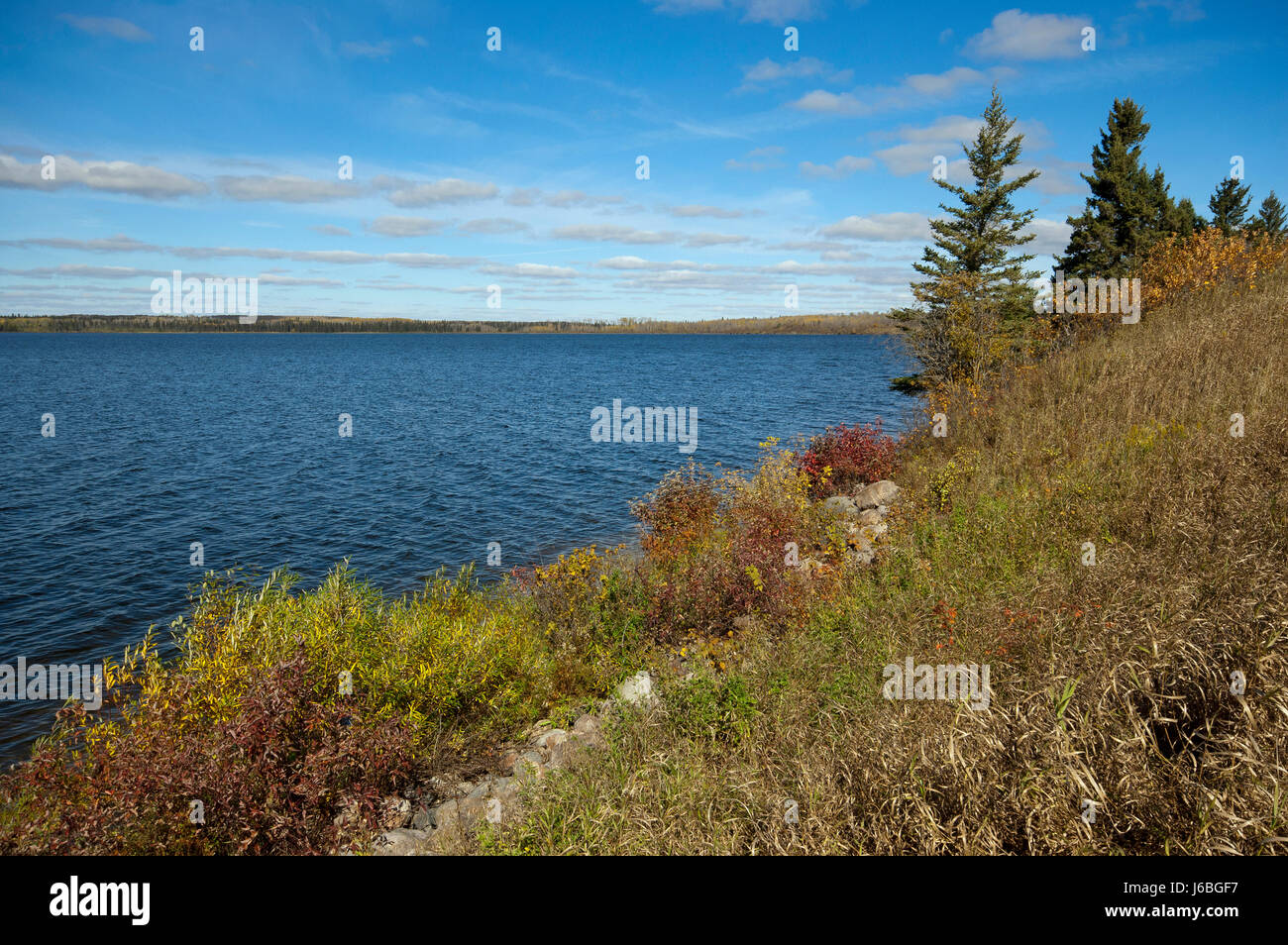 Lake Audy, Parc national du Mont-Riding, Manitoba, Canada Banque D'Images