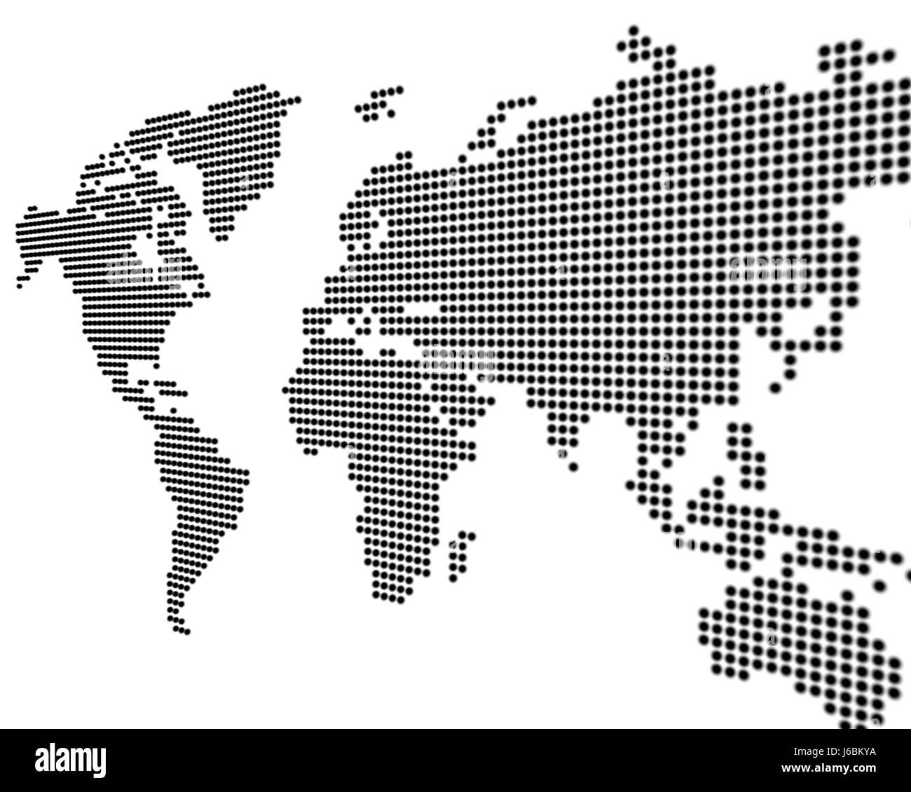 Points de l'Amérique la planète terre globe atlas du monde carte du monde la carte Asie Afrique Banque D'Images