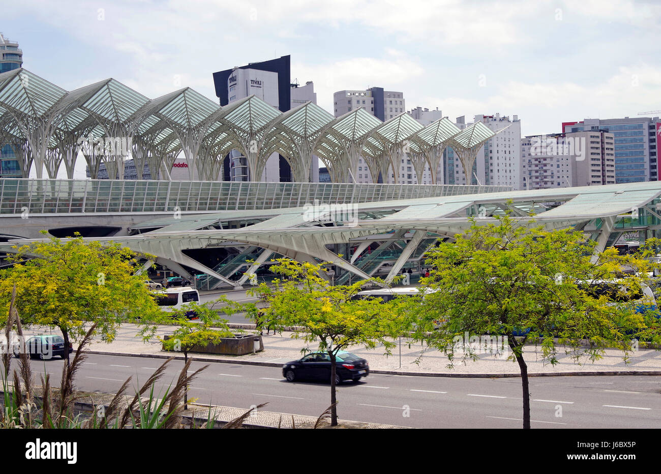 Portugal, Lisbonne Oriente gare, correspondance Banque D'Images