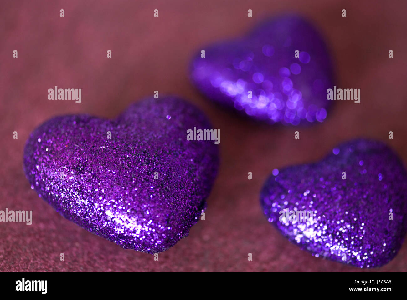 Purple heart Banque D'Images