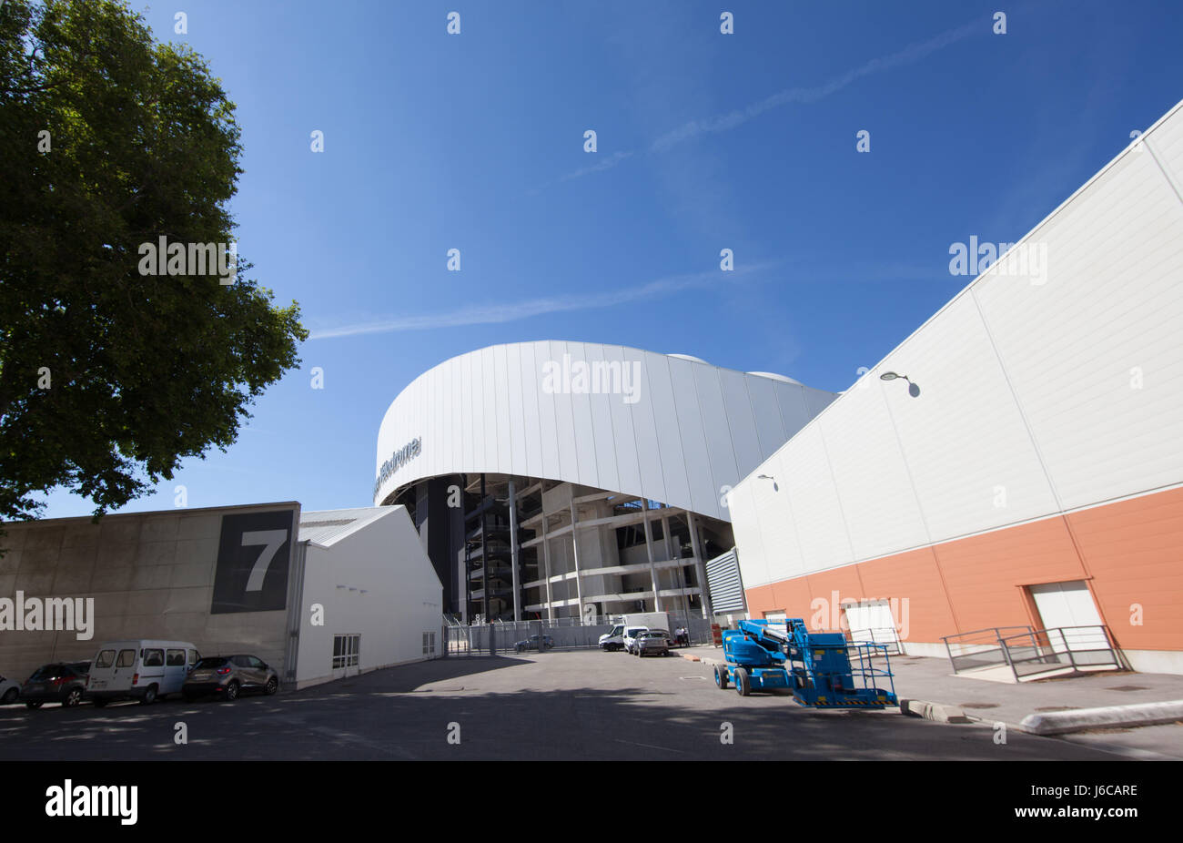 Parc des expositions Chanot Marseille : Orange Vélodrome vu du Parc Chanot  Photo Stock - Alamy