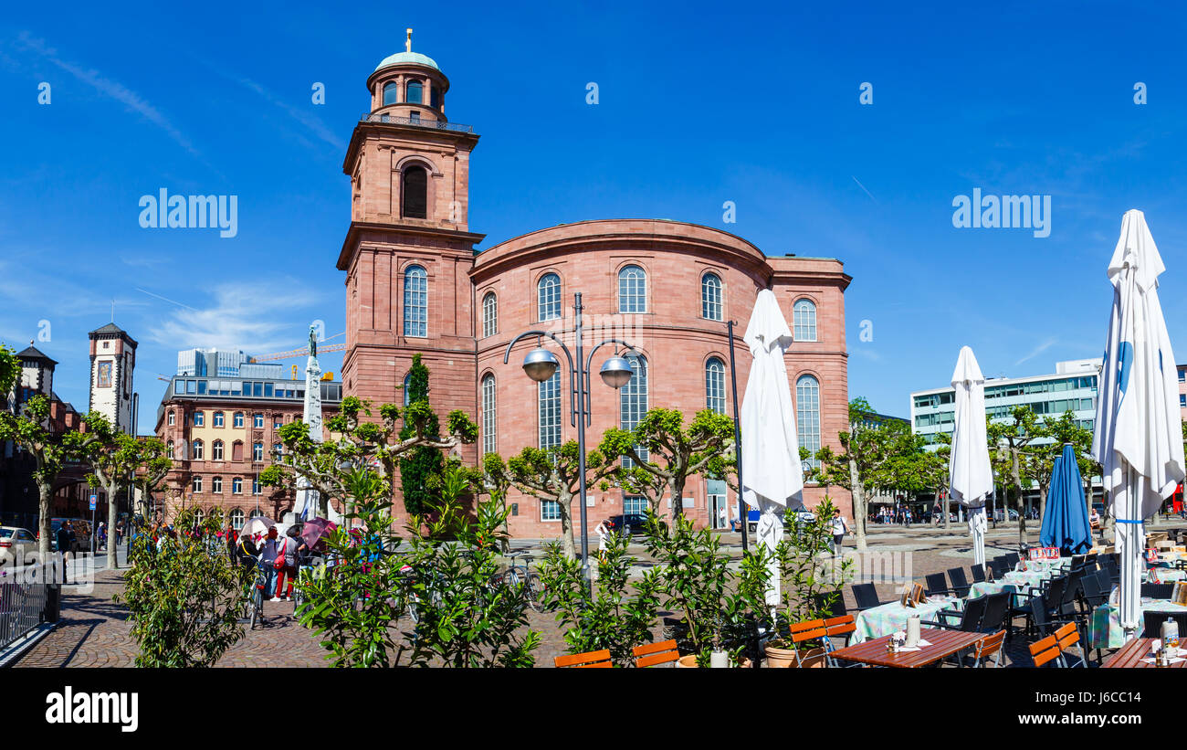 Eglise Saint-Paul (Paulskirche), Frankfurt am Main, Allemagne. Mai 2017. Banque D'Images