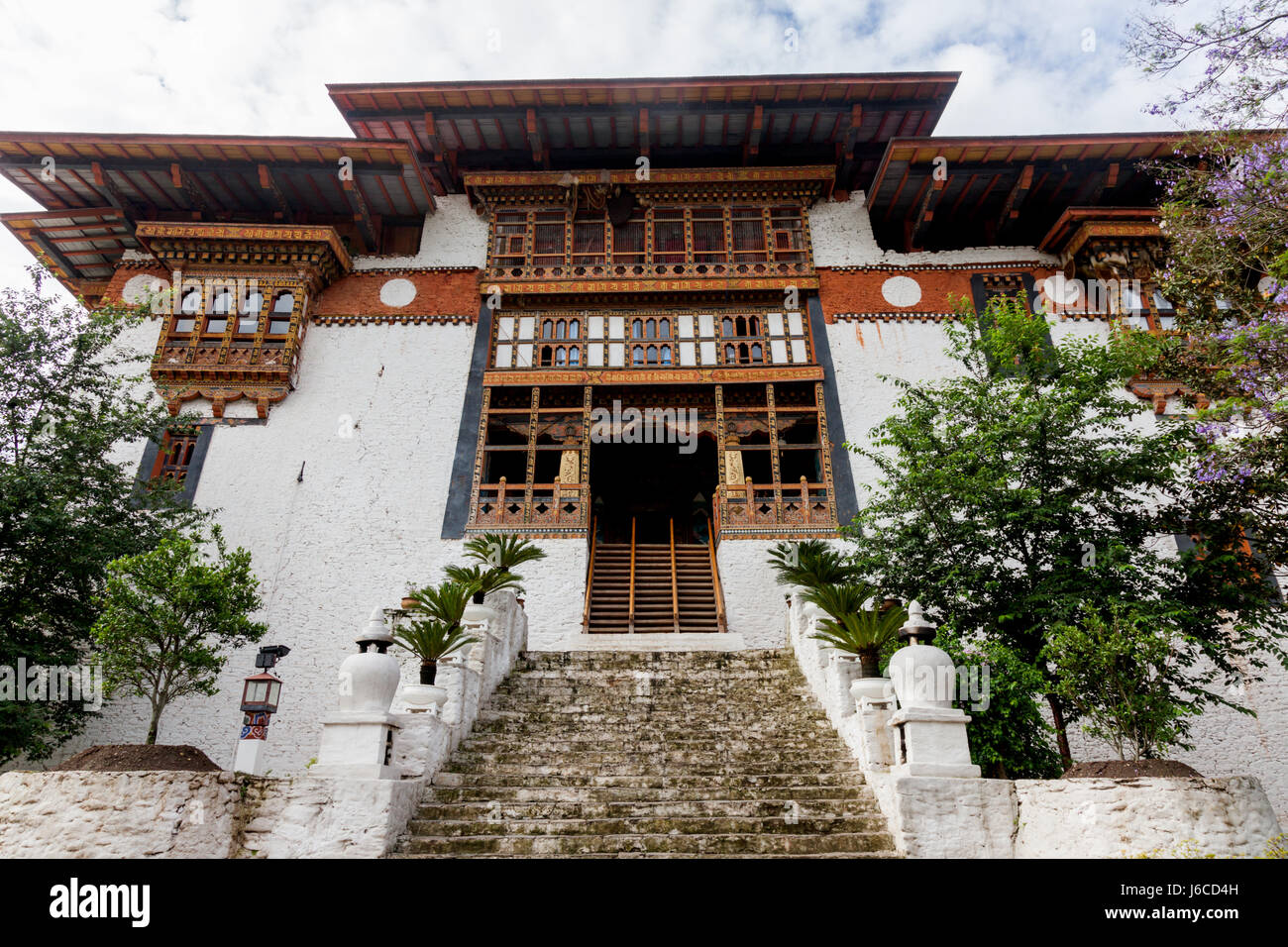 Punakha Dzong du Bhoutan Banque D'Images