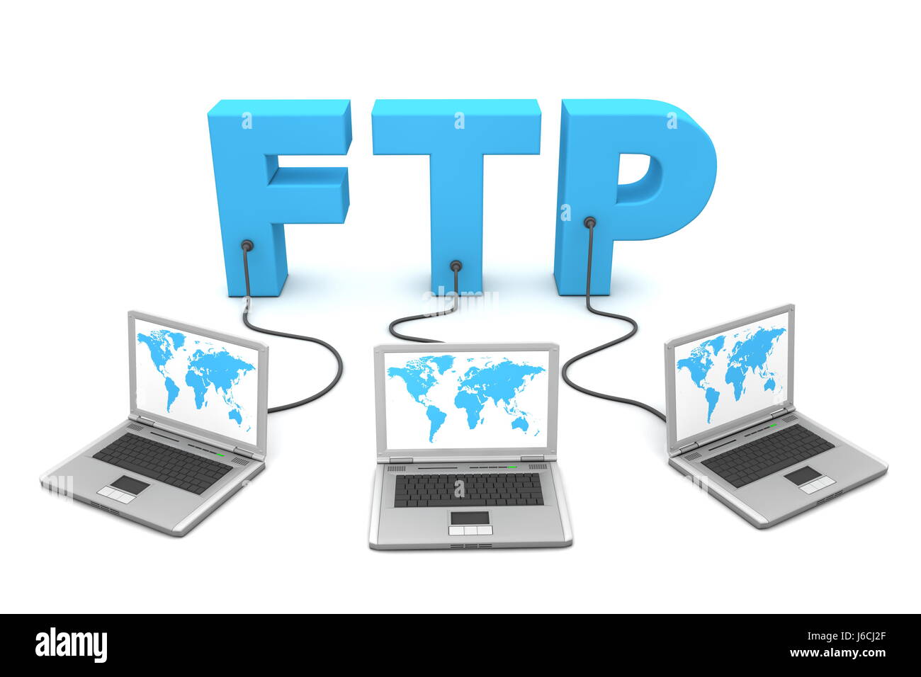 Ordinateur portable ordinateurs portables bleu ordinateur mot texte internet ftp www worldwideweb Banque D'Images