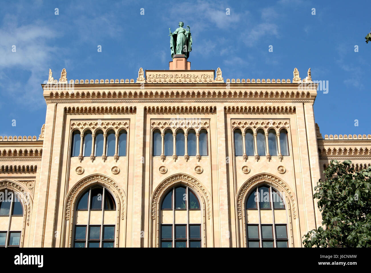 Histoire statue de métal bavière Munich Allemagne République fédérale allemande du gouvernement Banque D'Images