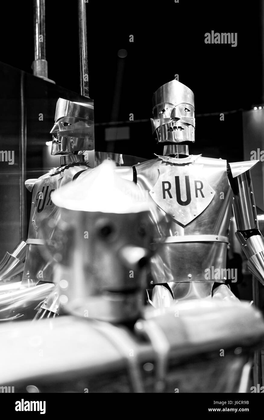Science Museum London Robots Banque D'Images