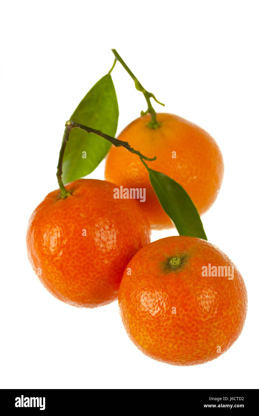 Orange douce isolées mandarines Banque D'Images