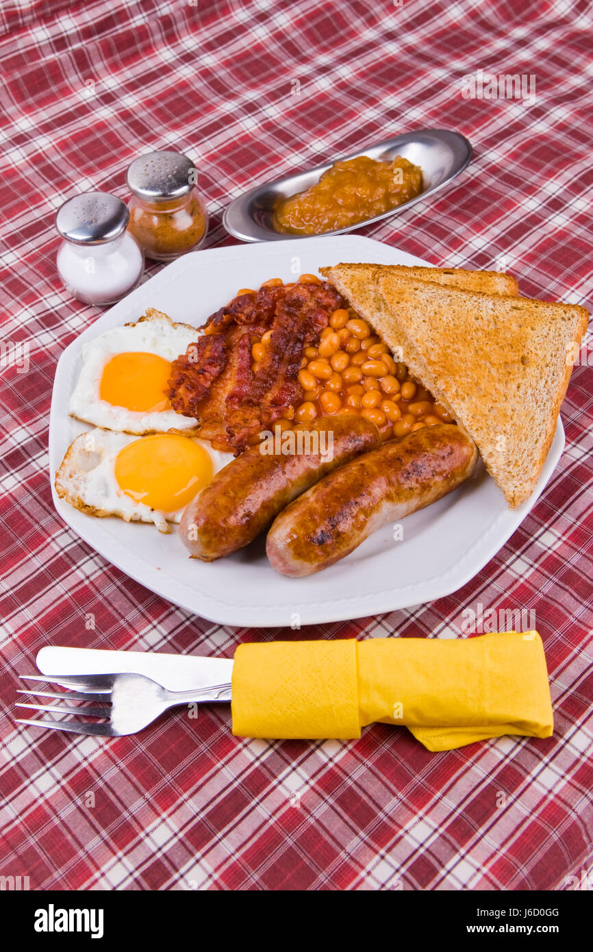 Petit-déjeuner anglais traditionnel Banque D'Images