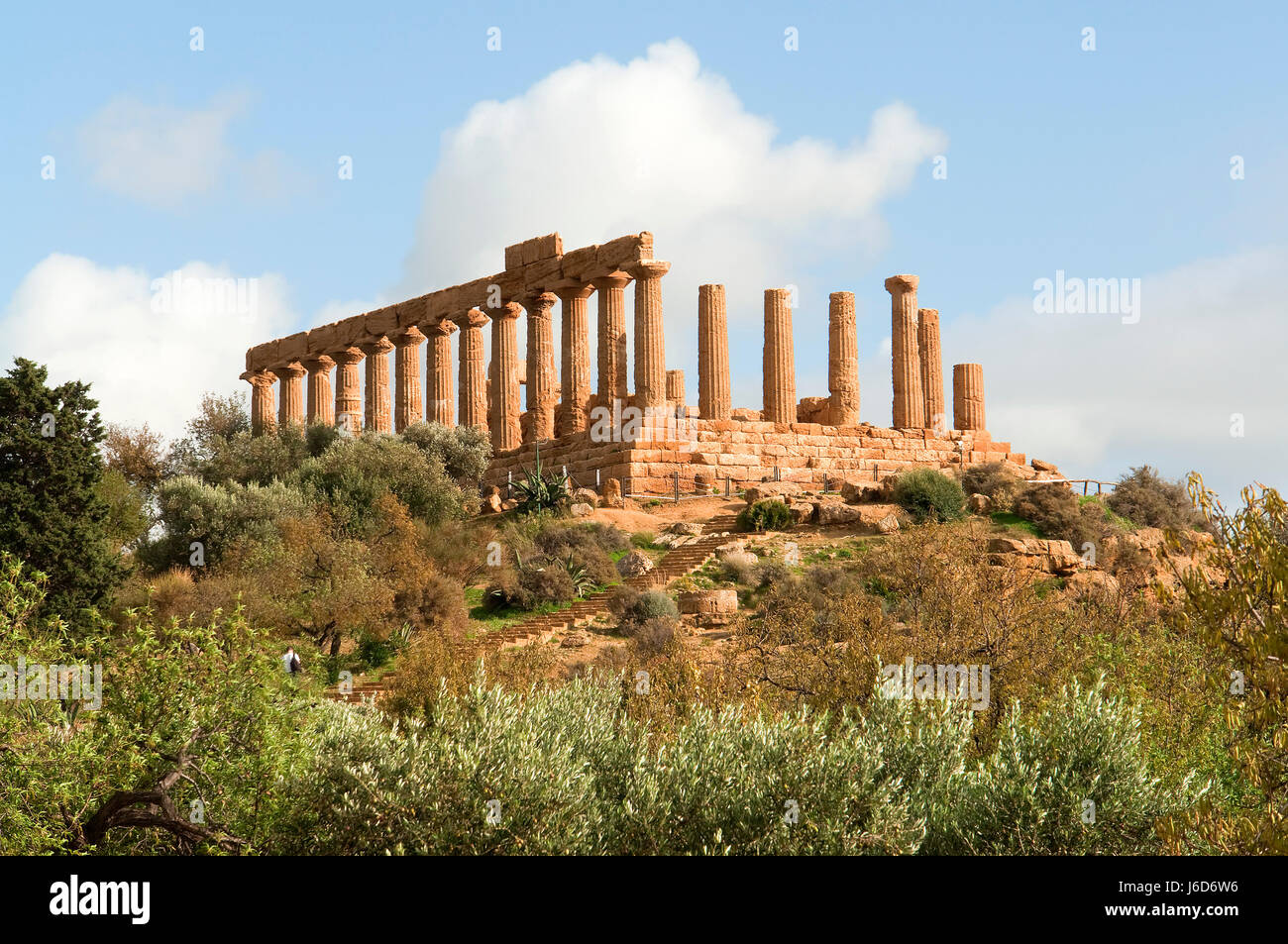 Le Juno temple en Sicile Banque D'Images