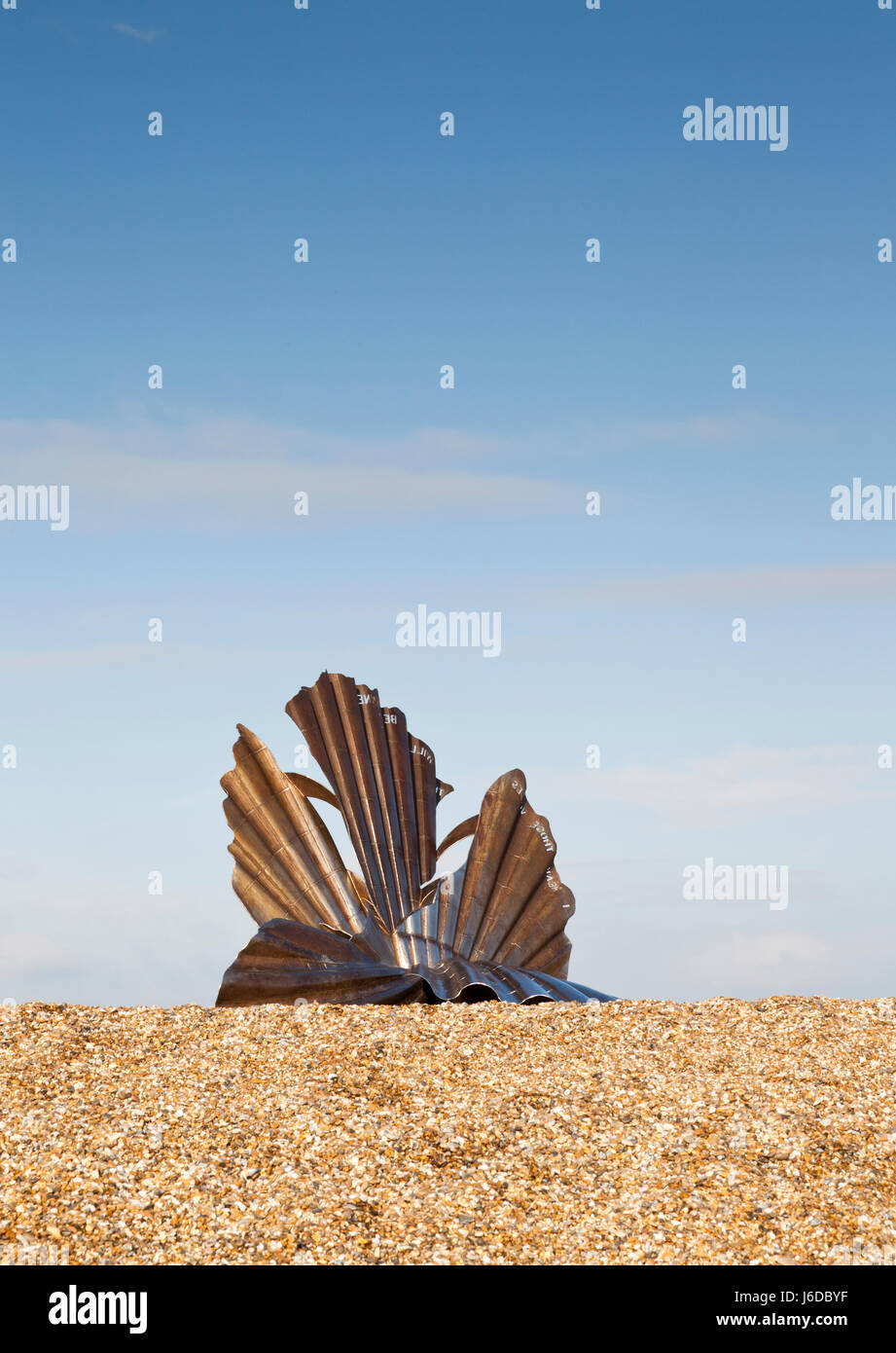 Sculpture de Shell, Aldeborough, Suffolk, UK Banque D'Images