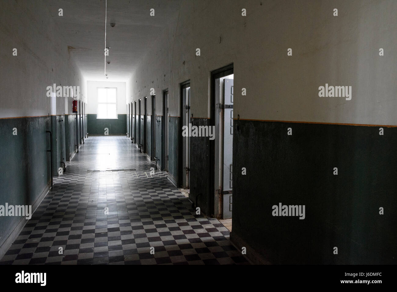 - Camp de concentration Mauthausen Gusen. L'Autriche, la prison à l'intérieur du camp Banque D'Images