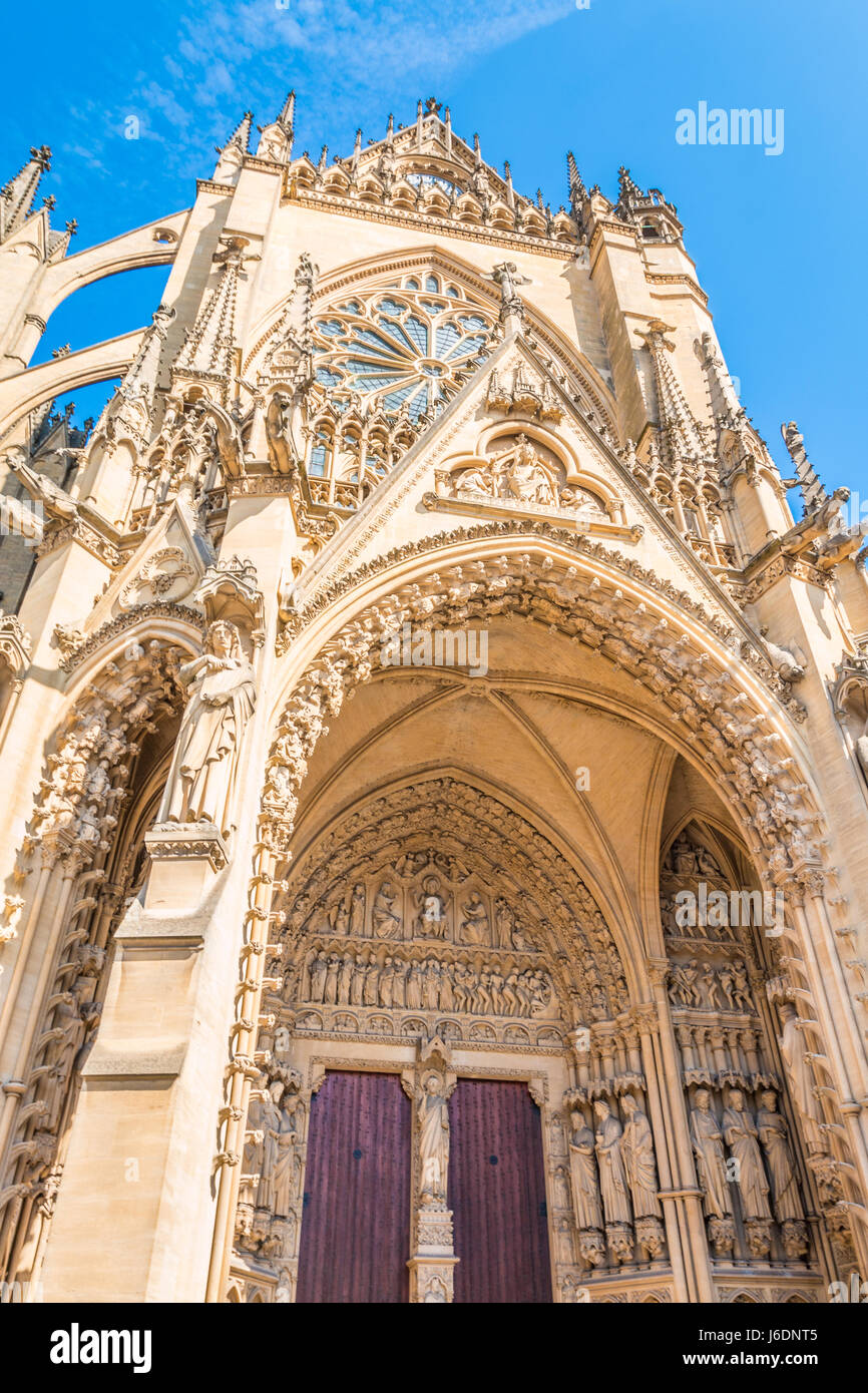 La cathédrale de Metz Banque D'Images