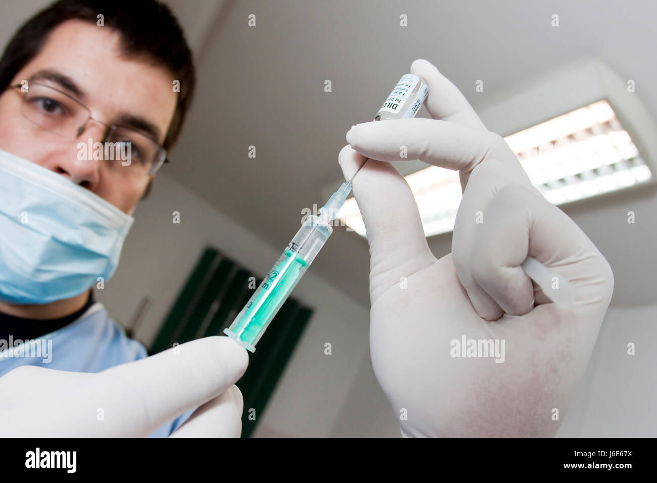 Médecin praticien médical médecin infirmier santé grippe médicale à des fins médicinales Banque D'Images