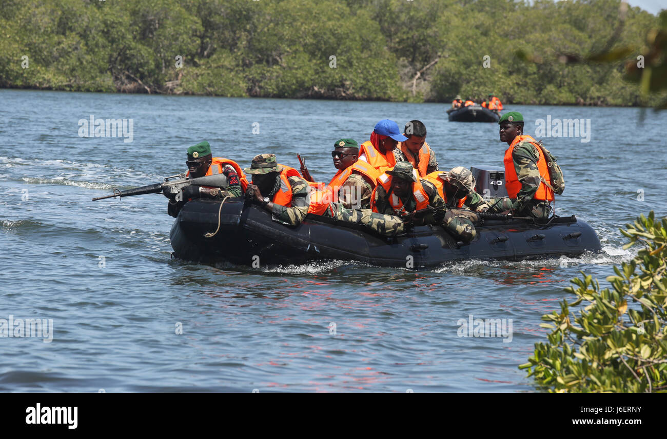 Les Marines américains avec des Groupe de travail air-sol marin ...
