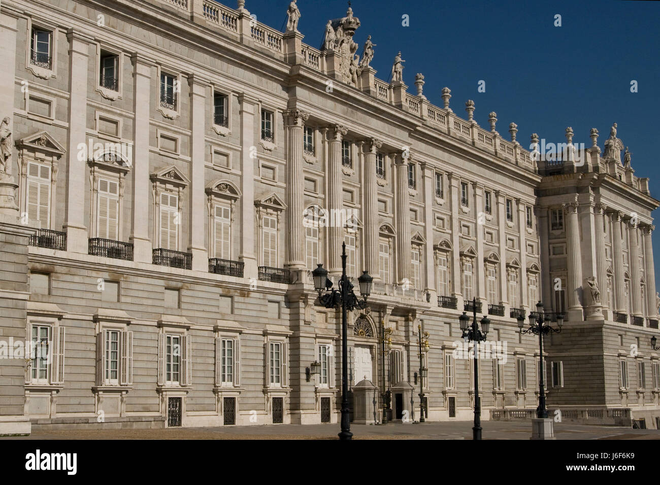 Espagne Madrid palais royal roi empereur histoire historique célèbre art culture Banque D'Images