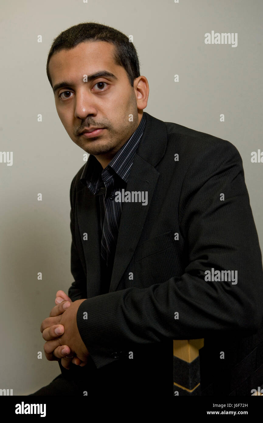 Mehdi Hasan, senior editor à la politique New Statesman et ancien éditeur de l'actualité et les informations au niveau du canal 4, photographié à la libre parole Centre, London, UK, le 25 octobre 2010. Banque D'Images