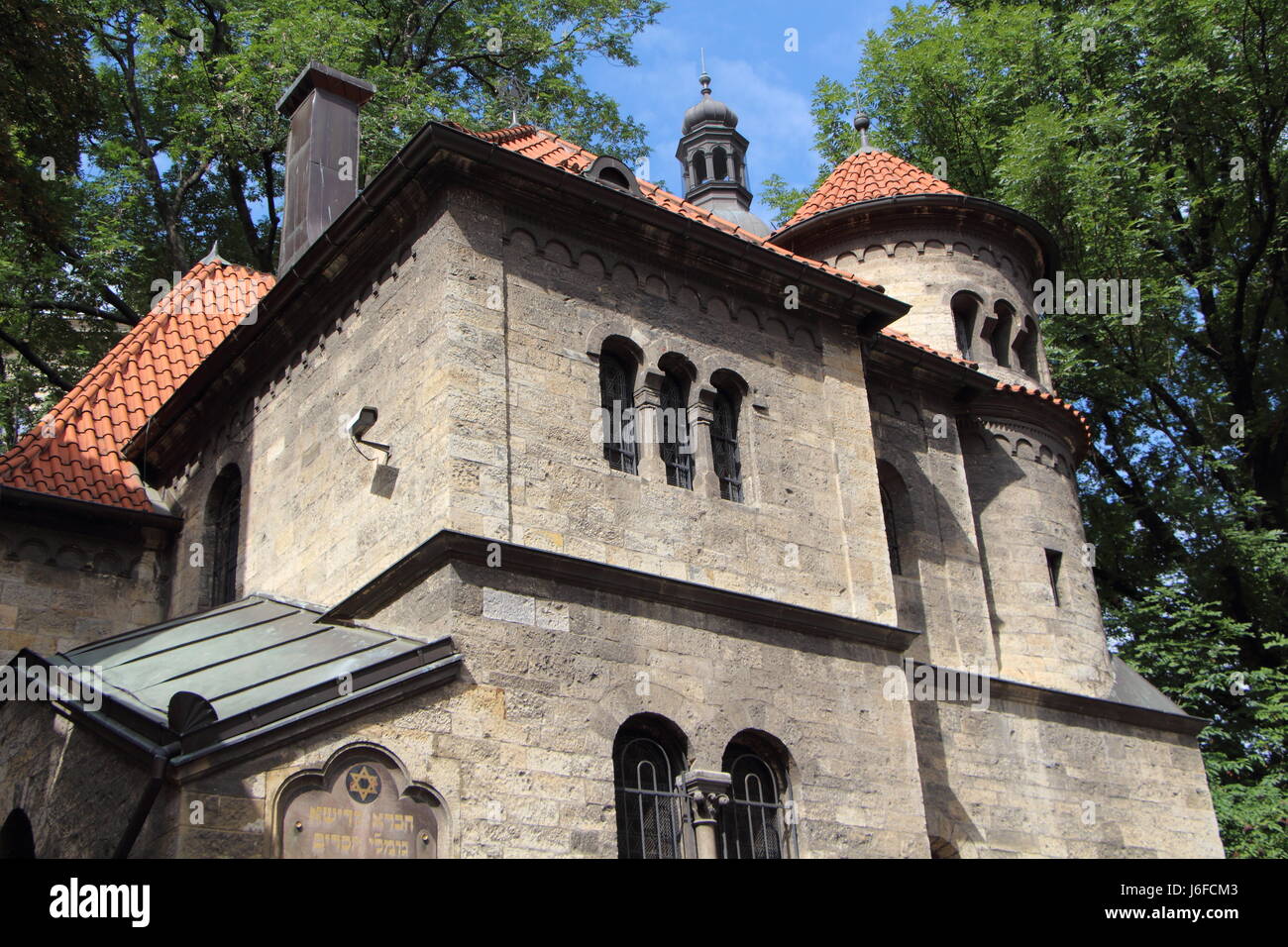 Synagogue Klaus à Prague Banque D'Images