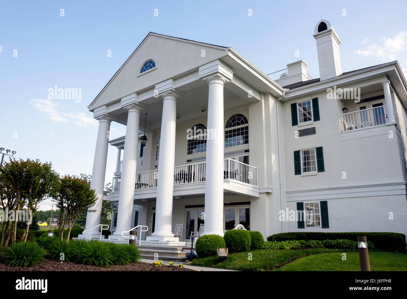 Sevierville Tennessee,Smoky Mountains,Clarion Inn,Willow River Water,hôtel hôtels motels inn motel,chaîne,hébergement,hospitalité,bâtiment,extérieur Banque D'Images