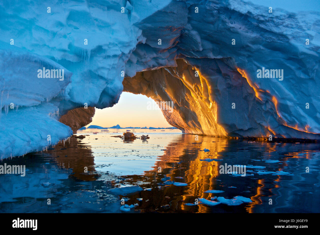 Iceberg, Antarctica Banque D'Images