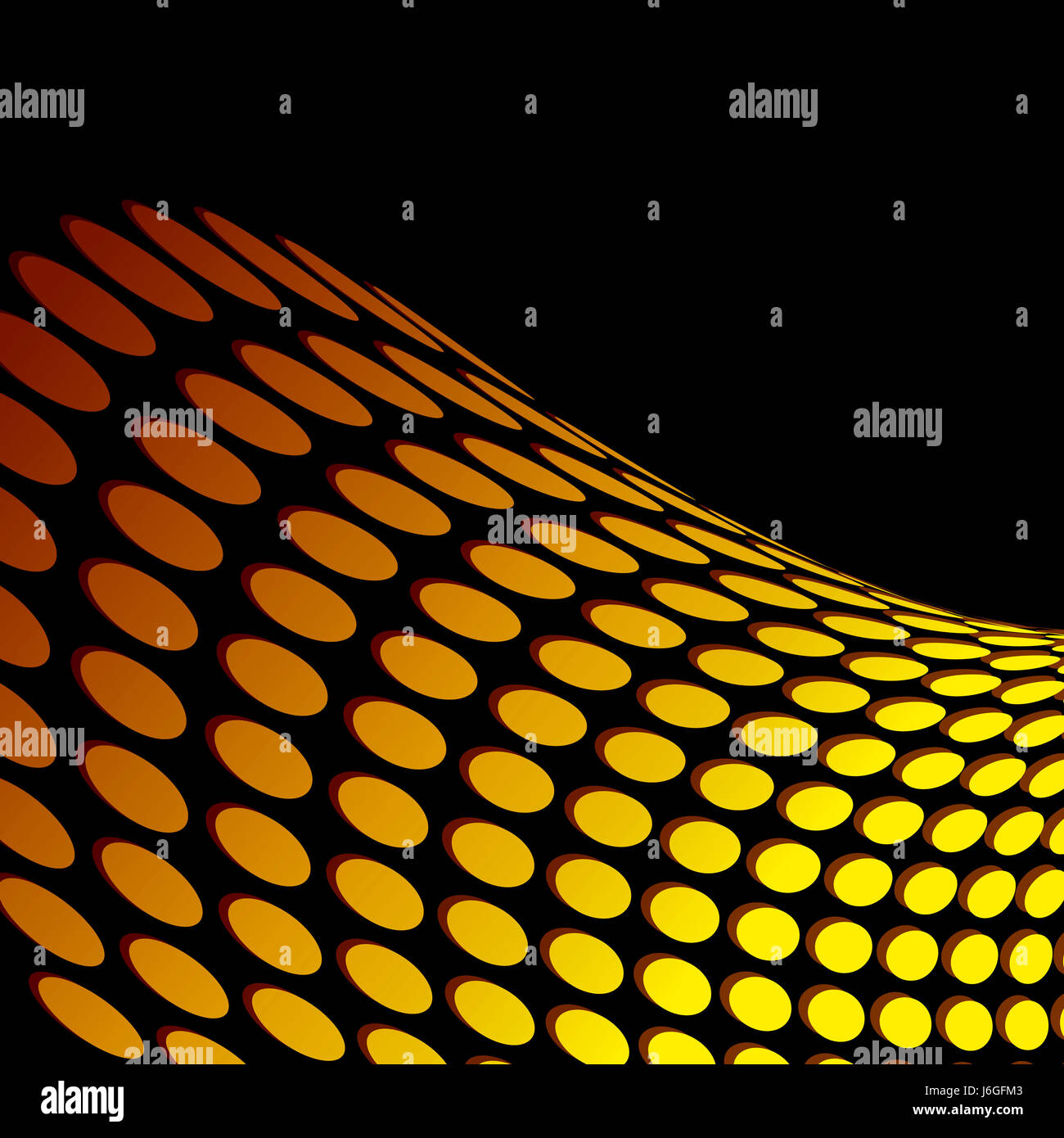 Jetblack basané noir deep black circle artistique abstrait toile surf Banque D'Images