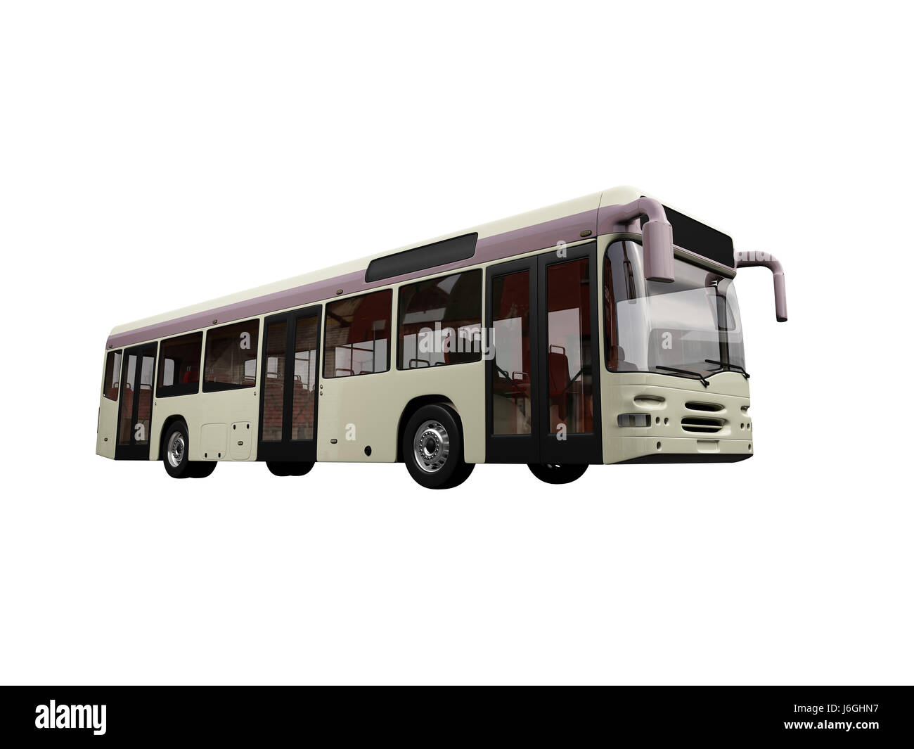 Véhicule de transport isolés moyens de déplacement coach omnibus bus Camion Camion glass Banque D'Images