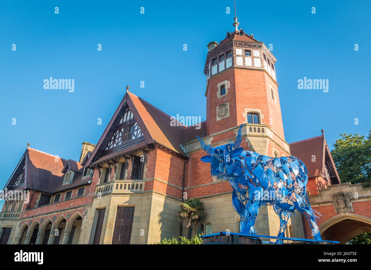 Palais Miramar à San Sebastian espagne basque Banque D'Images