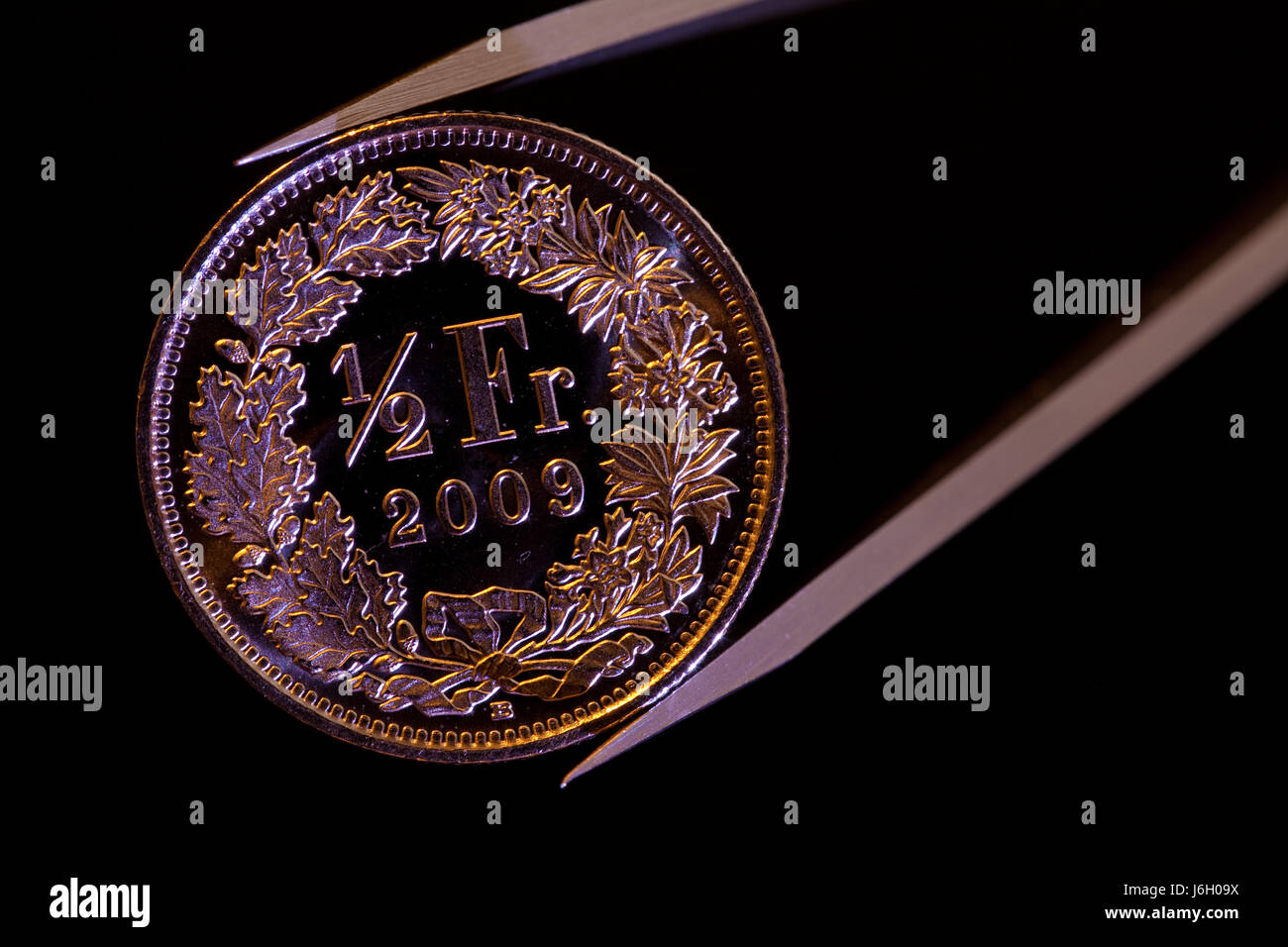 pièce de 50 cents Banque D'Images