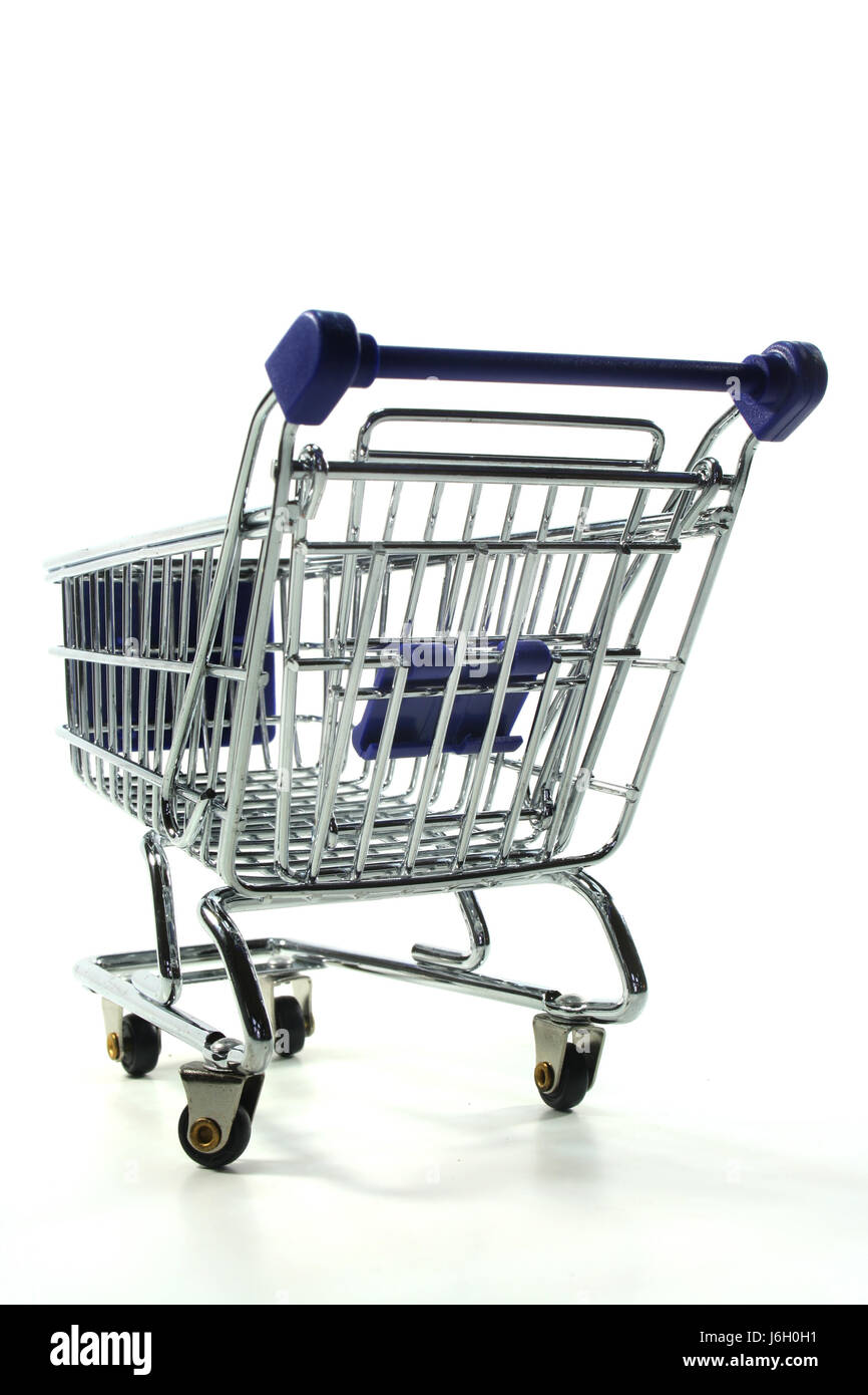 Chariot de supermarché panier panier de biens achat marché marché  hebdomadaire Photo Stock - Alamy