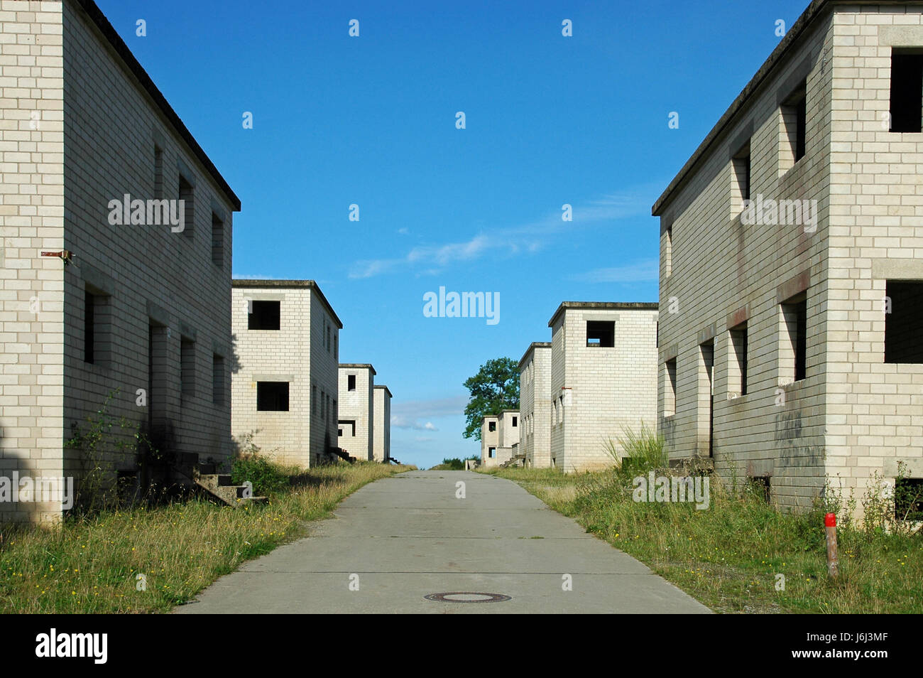 La masse de l'armée de forage abandonné la construction d'un exercice d'entraînement de l'armée national park Banque D'Images