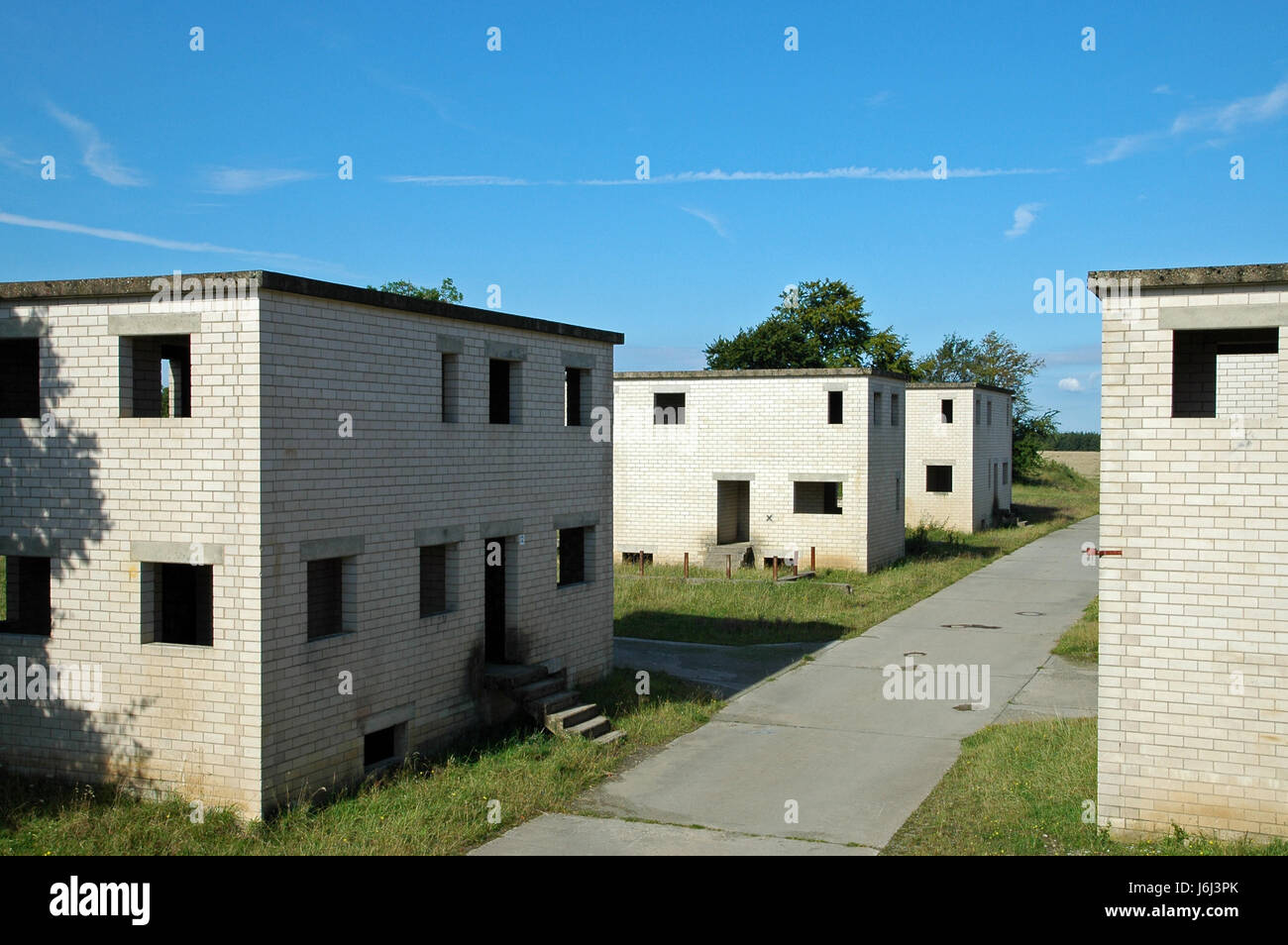 La masse de l'armée de forage abandonné la construction d'un exercice d'entraînement de l'armée national park Banque D'Images