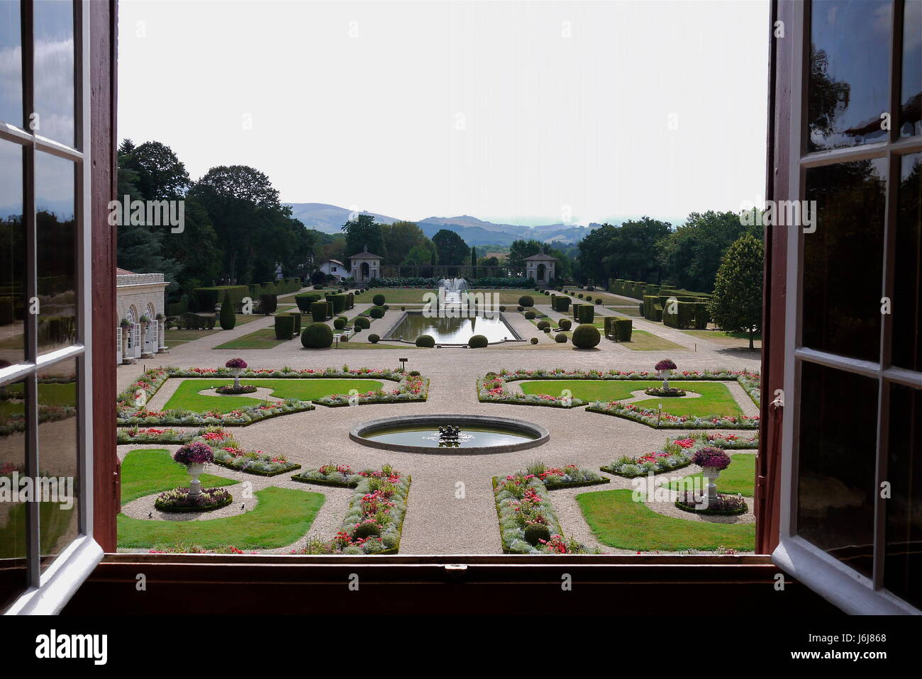 Villa Arnaga, la résidence d'été de dramaturge français Edmond Rostand à Cambo-les-Bains Banque D'Images