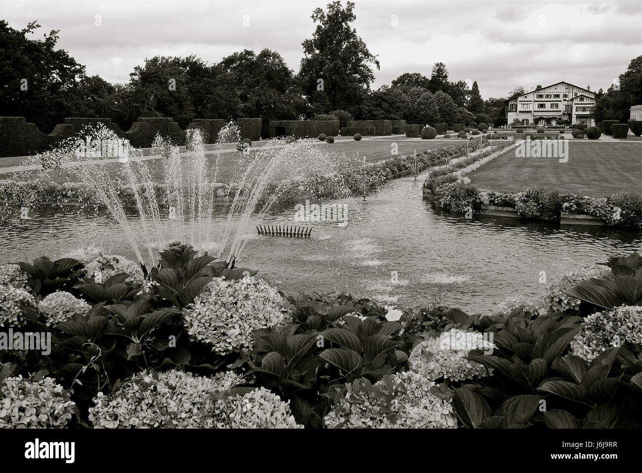 Villa Arnaga, la résidence d'été de dramaturge français Edmond Rostand à Cambo-les-Bains Banque D'Images