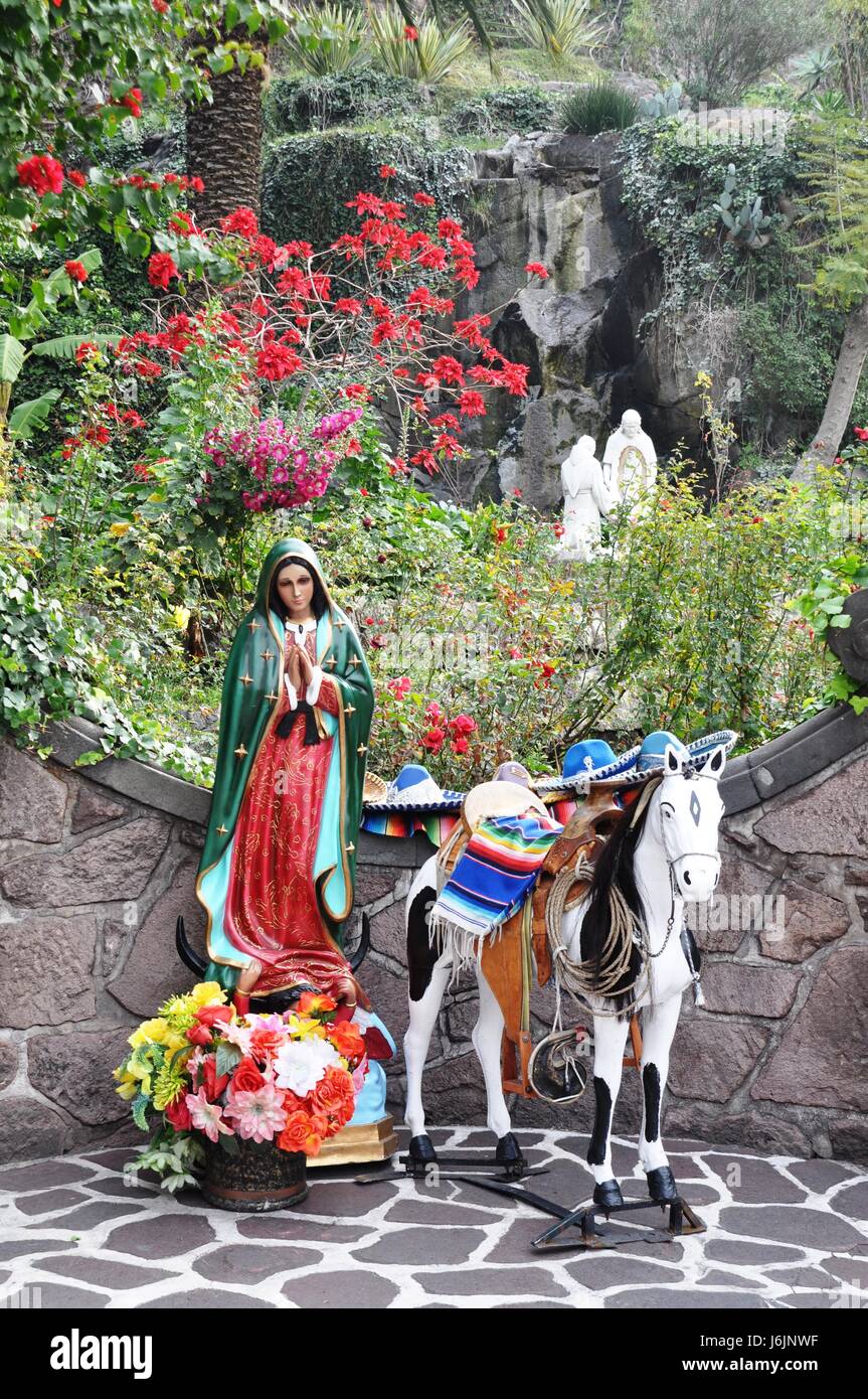 La religion La religion croyance croyance mexique vente coloré superbe Banque D'Images