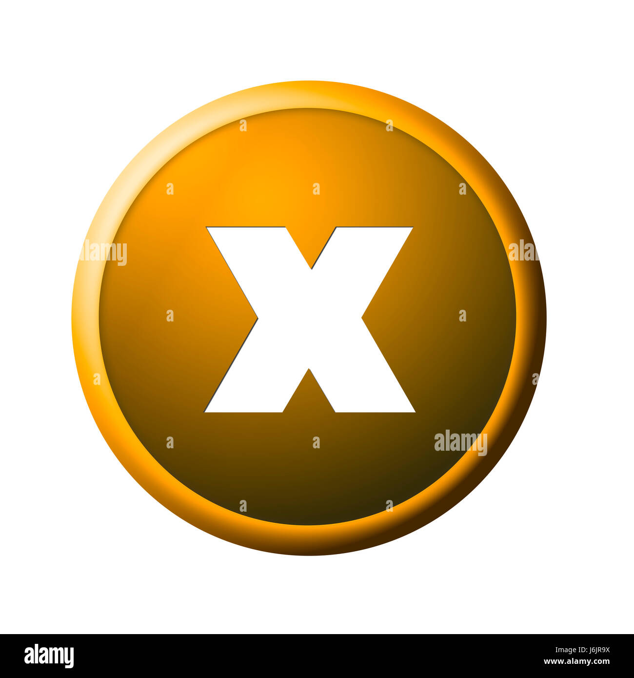 Signal signe attention attention bouton arrêter en option graphique symbolique isolé Banque D'Images