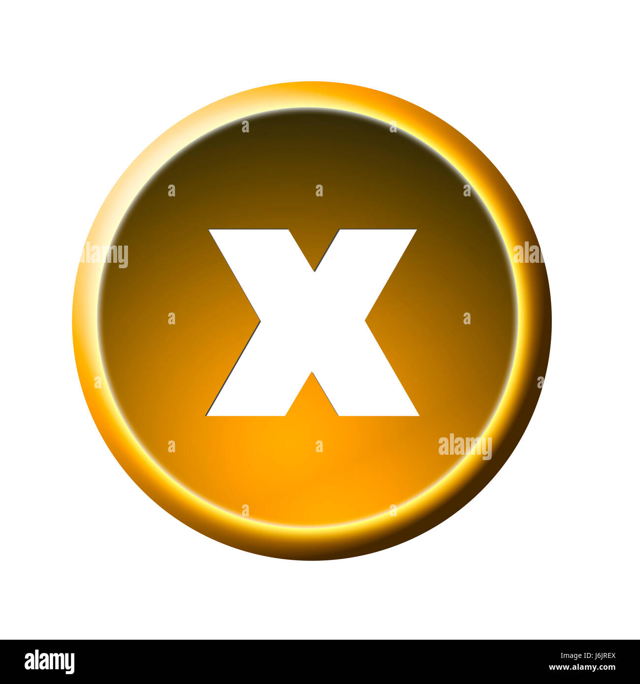 Signal signe attention attention bouton arrêter en option graphique symbolique isolé Banque D'Images