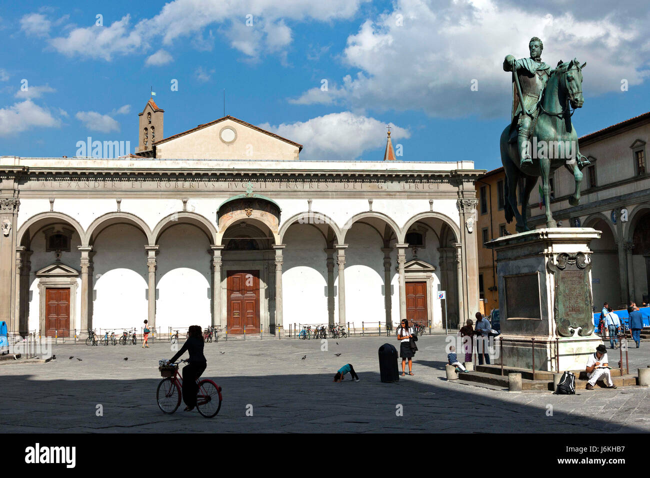 Ferdinando Primo Magno, Basilica di Santa Maria Novella, Piazza Santa Maria Novella ( ) Florence, Italie Banque D'Images