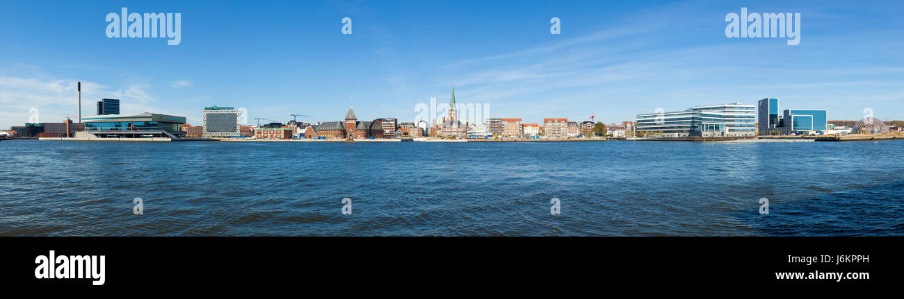 Panorama d'Aarhus, Danemark, Capitale européenne de la Culture 2017 Banque D'Images