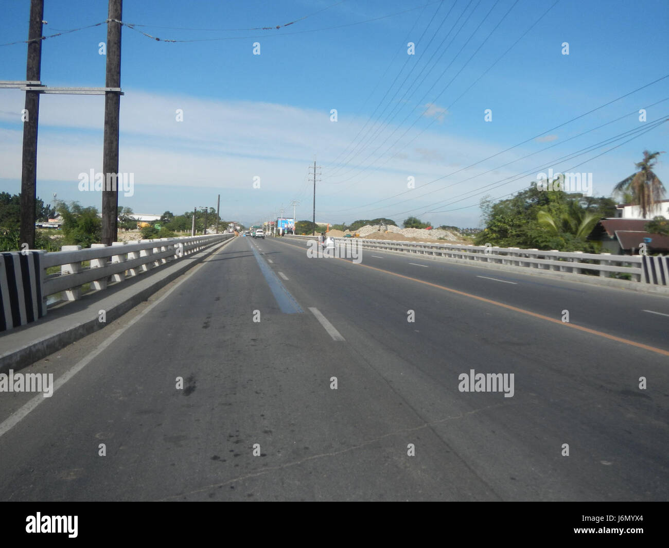 09889 Santa Maria Bulacan Bridge 32 Lalakhan La route de contournement de Santa Clara Santa Maria River Banque D'Images