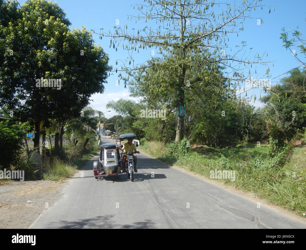 06370 San Roque Poblacion Bagong Barrio 18 route de Bulacan Pandi Construction Banque D'Images