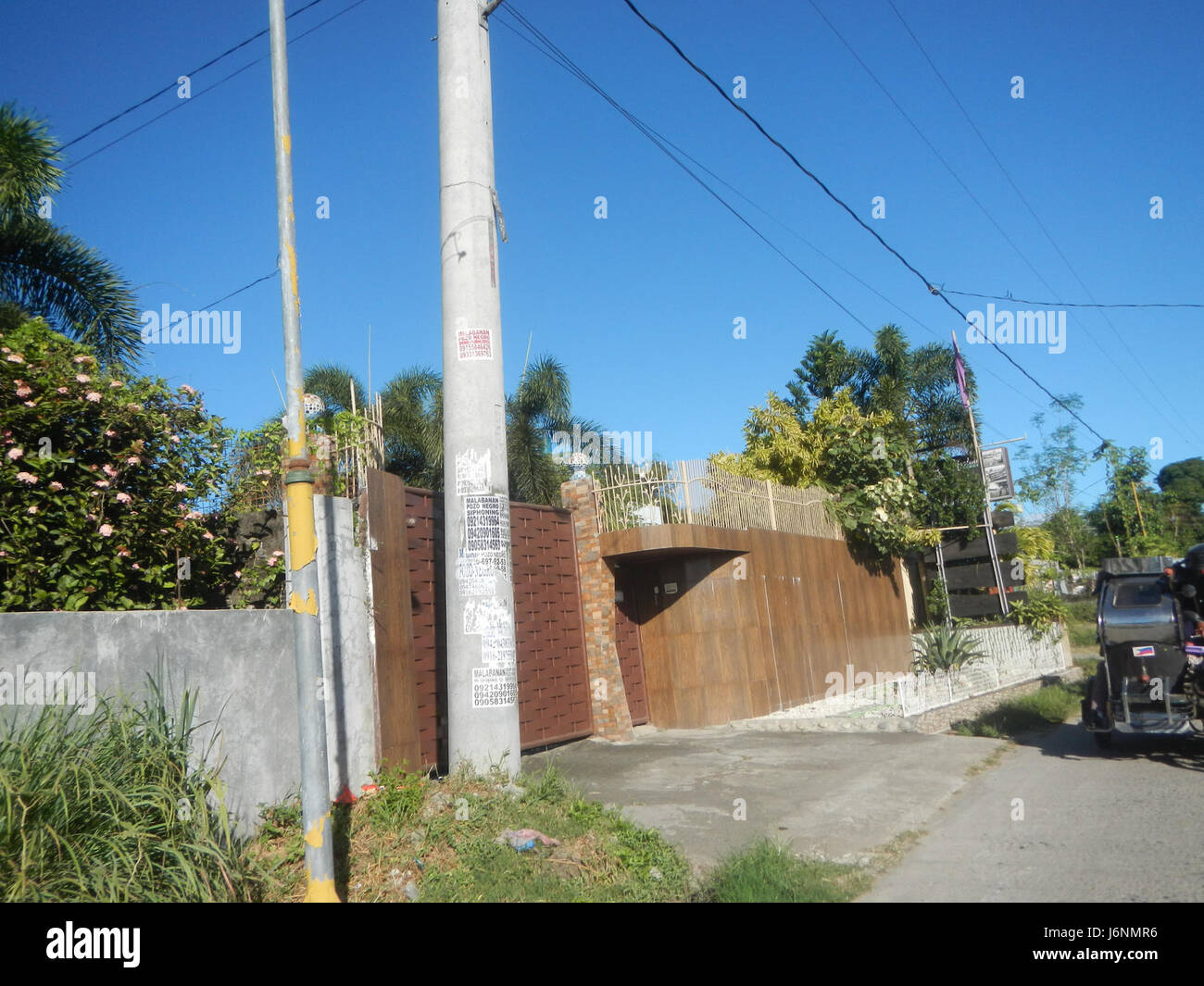 07532 San Rafael Memorial Park Highway San Roque Bulacan ferme au marché Road 08 Banque D'Images
