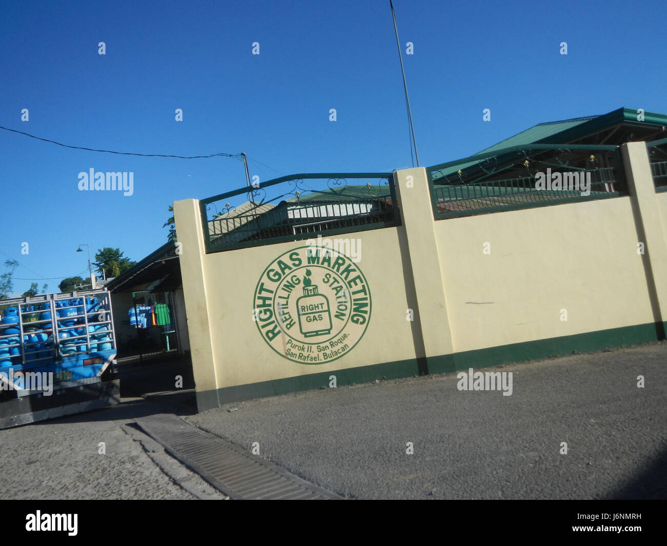 07532 San Rafael Memorial Park Highway San Roque Bulacan ferme au marché Road 09 Banque D'Images