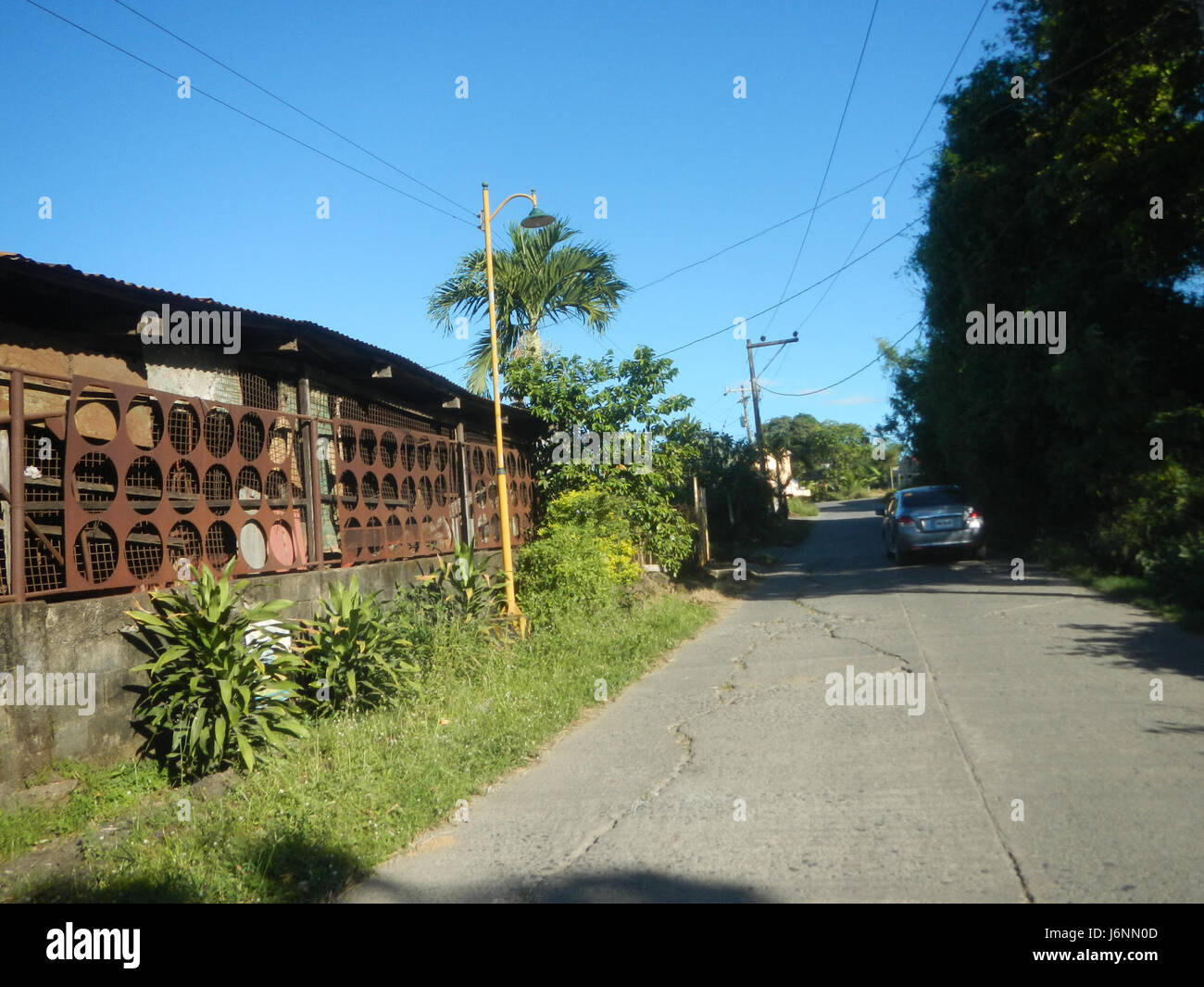 07532 San Rafael Memorial Park Highway San Roque Bulacan ferme au marché Road 21 Banque D'Images