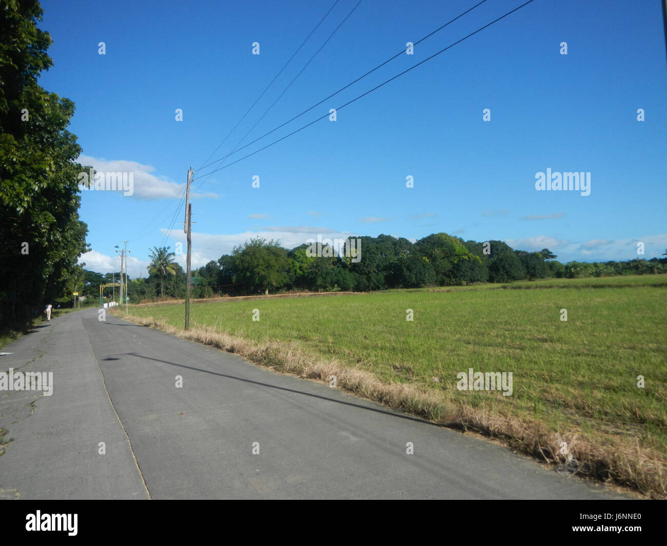 07592 San Rafael Memorial Park Highway San Roque Bulacan ferme au marché Road 03 Banque D'Images
