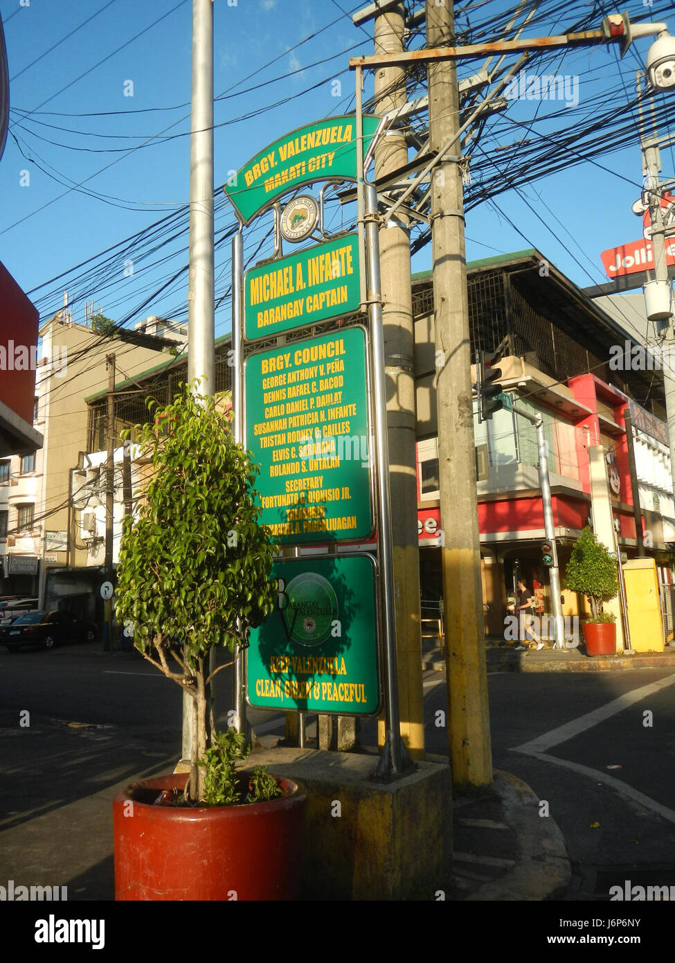 09742 Valenzuela J. P. Rizal Street Jollibee Poblacion Barangays Olympia Makati City 18 Banque D'Images