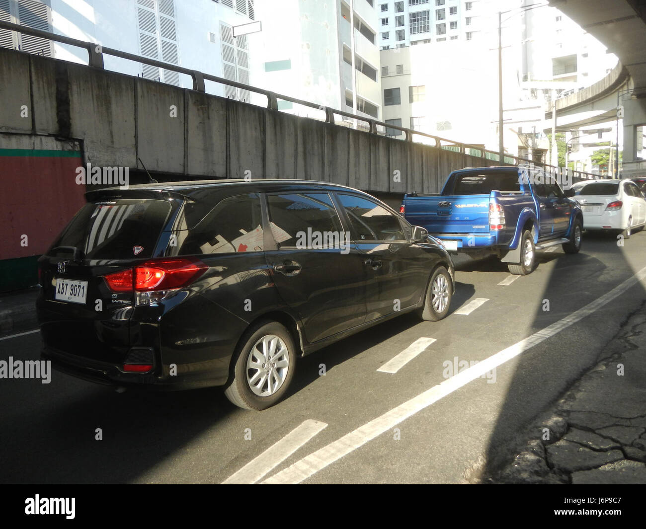 07520 métro Manille Skyway Arnaiz Avenue Pio del Pilar Junction Makati City 32 Banque D'Images